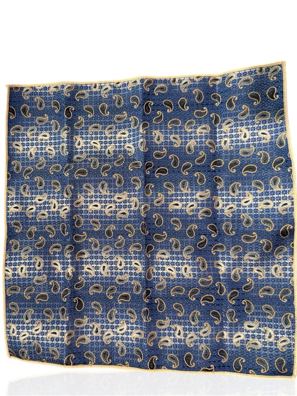 Blue Paisley Men's Tie & Handkerchief